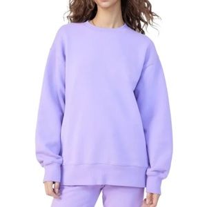 Aritzia TNA Fleece Crewneck Sweatshirt